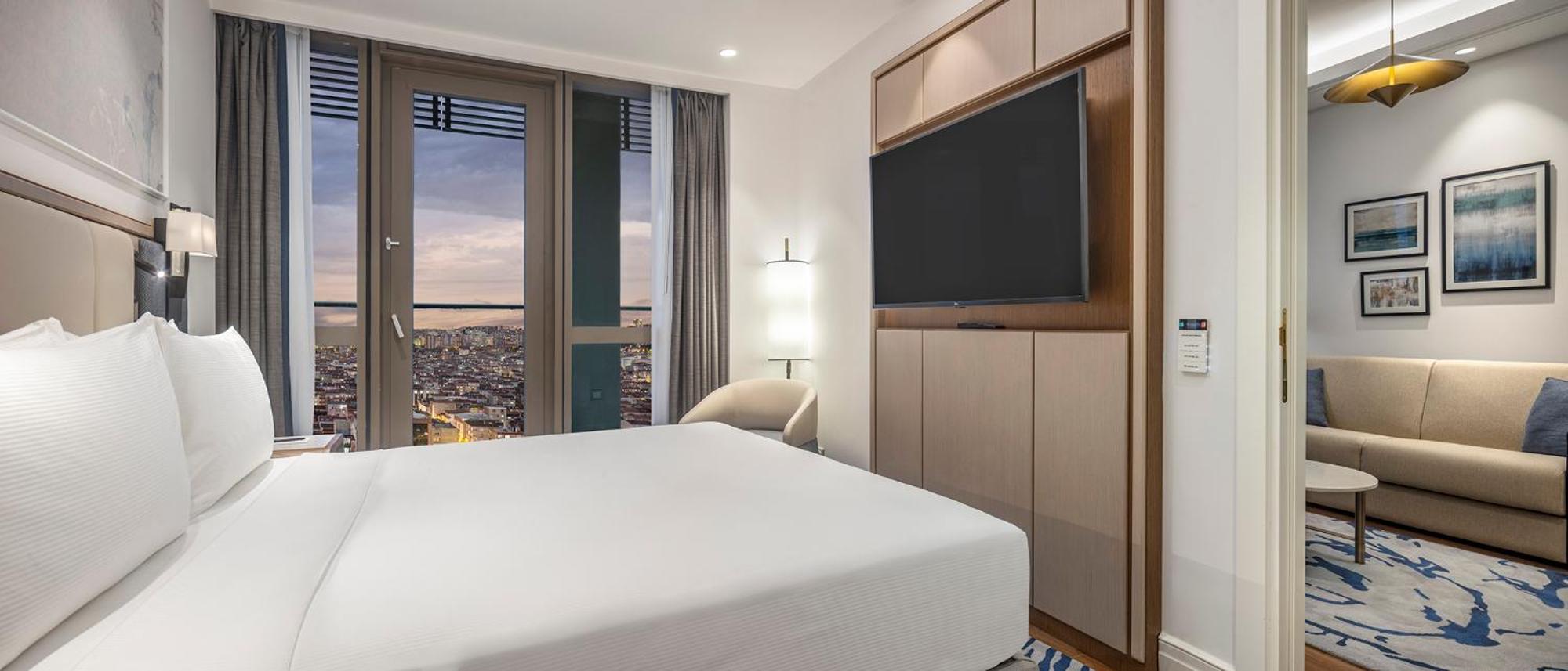 Hilton Mall Of Isztambul Kültér fotó A bedroom at the hotel