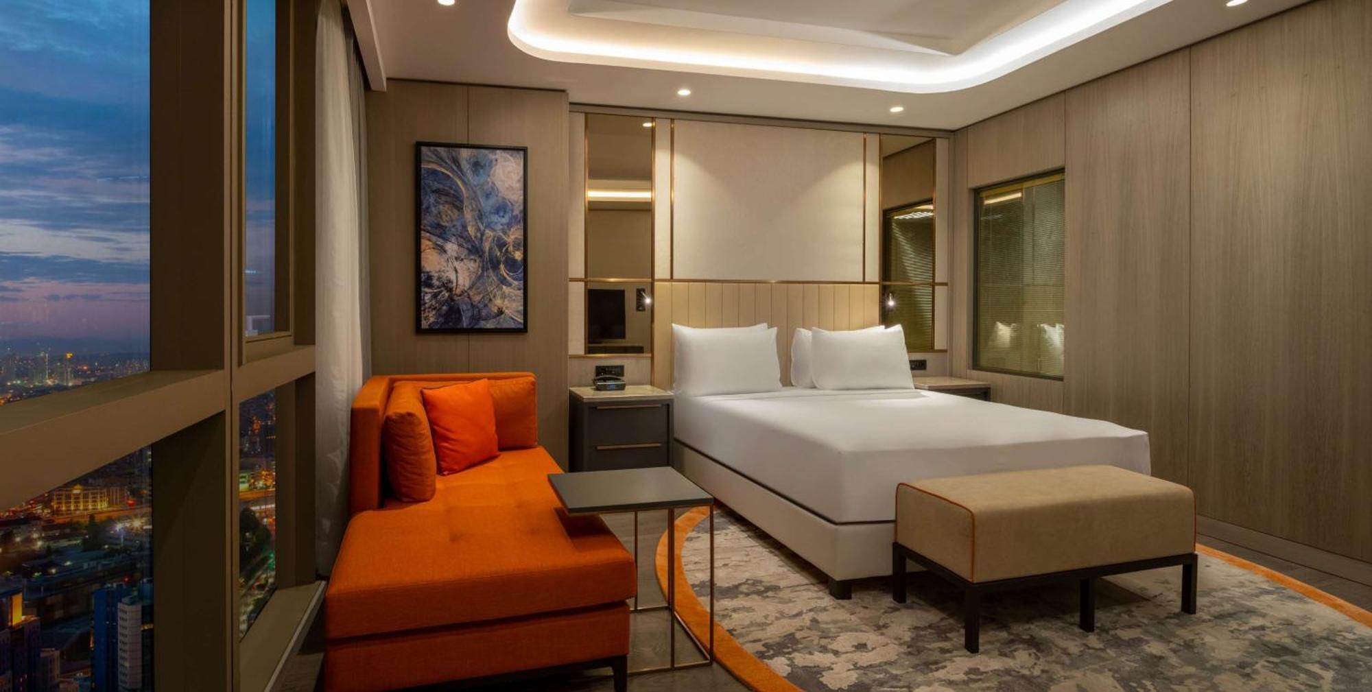 Hilton Mall Of Isztambul Kültér fotó A bedroom at the hotel
