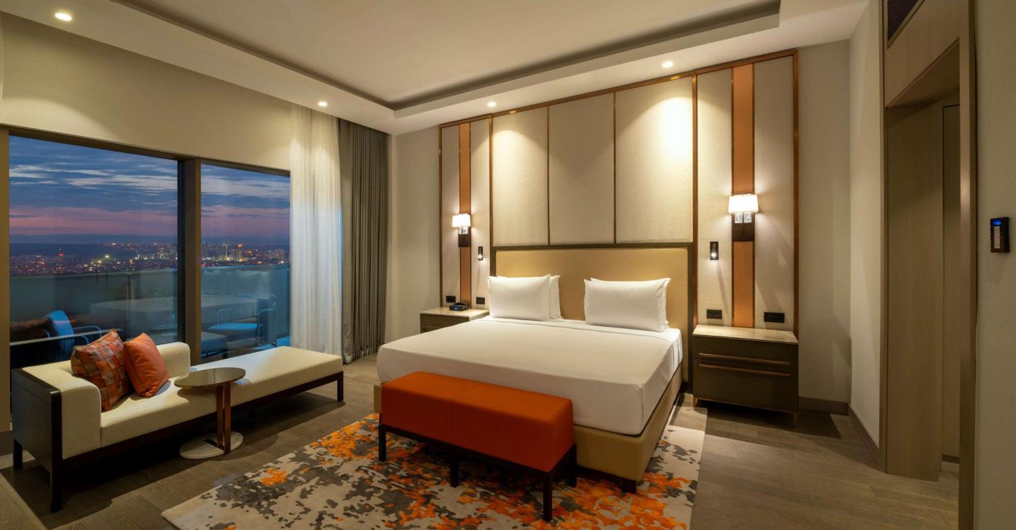 Hilton Mall Of Isztambul Kültér fotó A bedroom at the hotel