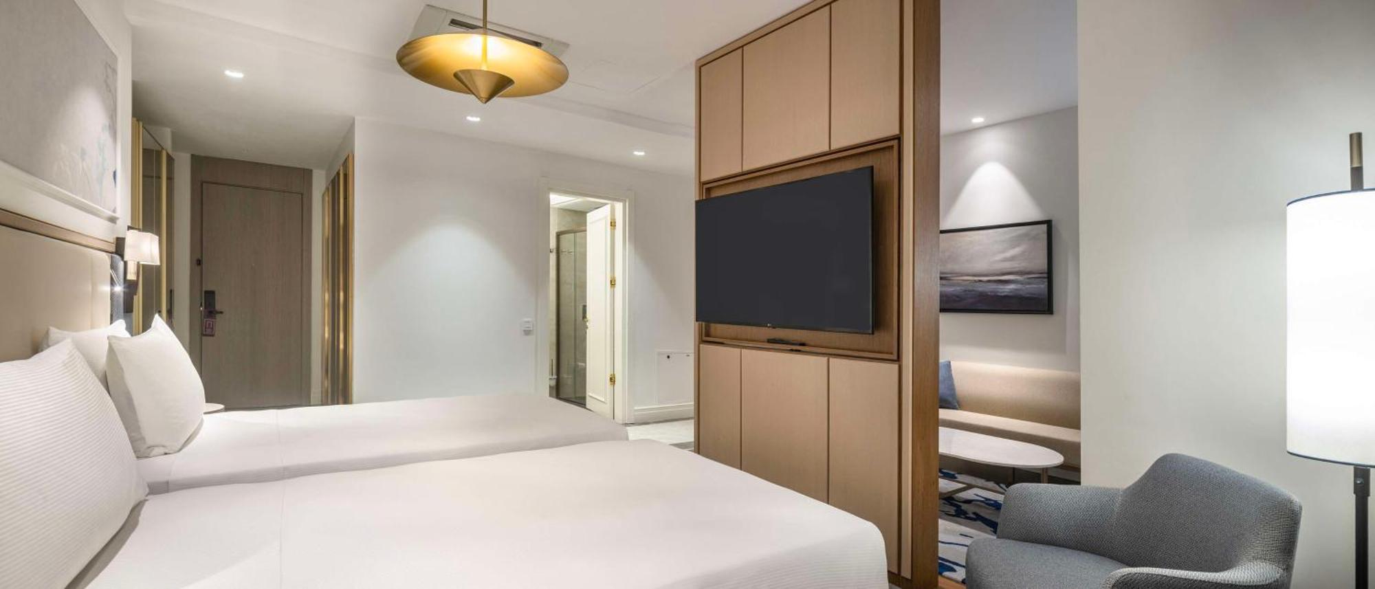 Hilton Mall Of Isztambul Kültér fotó A bedroom at the hotel